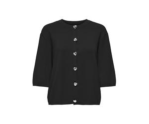 ONLY - ONLMAISIE 2/4 O-NECK CARDIGAN KNT Black - Gr. - S