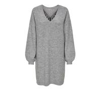ONLY - ONLMANIFESTA LS REVERSIBLE DRESS RP KNT light grey melange - Gr. - M