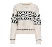 Only Strickpullover ONLMARENT L/S gestrickt Damen cloud dancer schwarz Größe L