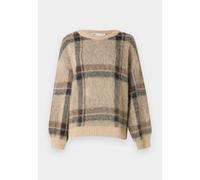 ONLY ONLMARION LIFE LS O-NECK KNT Damen | HUMUS NAVY BLAZER/TOASTED COCO/MEL | L