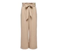 ONLY Damen Onlmarsa Solid Paperbag Pant WVN Noos, Safari/Detail:Melange, S
