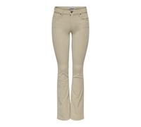 Only Flared Cordhose aus Baumwoll-Mix Modell 'MARY' in Ecru, Größe 42/30
