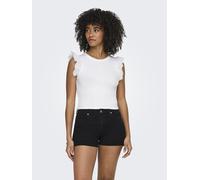 ONLY - ONLMATHILDA S/L LACE DETAIL TOP JRS NOOS Cloud Dancer - Gr. - XL