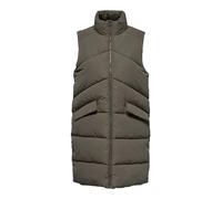 ONLY - ONLMATILDE LONG WAISTCOAT OTW NOOS - Farbe - Braun - Größe - XS