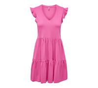 ONLY - ONLMAY CAP SLEEV FRIL DRESS JRS NOOS shocking pink - Gr. - S
