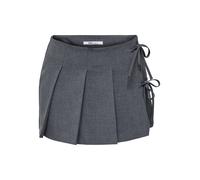 ONLY - ONLMELANIE MW PLEAT TIE SKORT TLR dark grey melange - Gr. - XL
