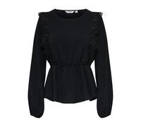 ONLY Onlmette L/S Lace Detail Peplum Top WVN
