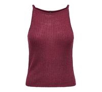 ONLY Stricktop Onlmiami SL Strap Top CC KNT Damen Bordeaux Größe S