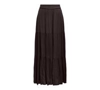 Maxirock ONLY "ONLMIKKA LIFE LONG SKIRT WVN NOOS", Damen, Gr. XS, schwarz coffee, Web, Obermaterial: 100% Viskose, unifarben, wadenlang, Röcke Maxirock, Viskose (59349759-XS) schwarz coffee