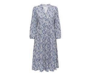ONLY - ONLMILANA 7/8 DRESS WVN NOOS Coronet Blue - Gr. - M