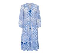 ONLY - ONLMILANA 7/8 DRESS WVN NOOS Princess Blue - Gr. - XS