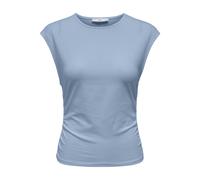 ONLY - ONLMIRA CAPSL RUCHING TOP JRS NOOS Cashmere Blue - Gr. - M