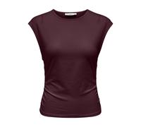 ONLY - ONLMIRA CAPSL RUCHING TOP JRS NOOS Maroon Banner - Gr. - M