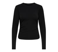 ONLY - ONLMIRA LIFE L/S RUCHING TOP JRS NOOS Black - Gr. - S