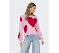 ONLY - ONLMONTANA LS JQ O-NECK CC KNT Romance Rose - Gr. - S