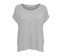 ONLY - ONLMOSTER S/S O-NECK TOP NOOS JRS Light Grey Melange - Gr. - S