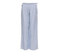 ONLY ONLNATA Life MW Bow Wide Stripe Pant PNT Damen | BRIGHT WHITE | L