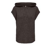 ONLY - ONLNELLIE SL HOODIE VEST CC KNT Coffee Bean - Gr. - M