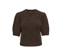 Only - ONLNELLIE SS O-NECK KNT Coffee Bean - Gr. - XL