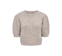 ONLY - ONLNELLIE SS O-NECK KNT NCA Mocha Meringue - Gr. - XS