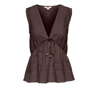 ONLY - ONLNELSA S/L V STRING TOP WVN Shopping Bag - Gr. - M