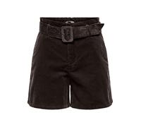 ONLY - ONLNESSA HW BELT CORD SHORTS CC PNT seal brown - Gr. - S
