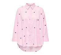 ONLY ONLNEW LINA GRACE LS EMB SHIRT NOOS WVN Damen | ROSEATE SPOONBILL BORDEAUX HEART | S