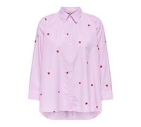 ONLY - ONLNEW LINA GRACE STR EMB SHIRT NOOS WVN Lilac Sachet - Gr. - S