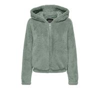 ONLY Damen Teddy Jacke ONLNewAnna kurze Kunstfelljacke 15300635 Lily Pad XL