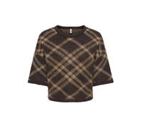 ONLY - ONLNOEME SS PATTERN O-NECK KNT Chocolate Martini - Gr. - XL