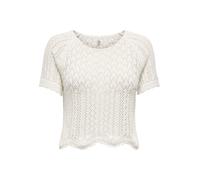 ONLY - ONLNOLA LIFE S/S PULLOVER KNT NOOS cloud dancer - Gr. - M