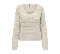 ONLY - ONLPAMELA LS V-NECK PULLOVER CC KNT Birch - Gr. - L