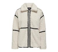 ONLY - ONLPARIS TEDDY JACKET LIFE OTW CS white sand - Gr. - XL