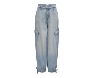 ONLY - ONLPERNILLE HW WIDE CARGO DNM TAI light blue denim - Gr. - 32