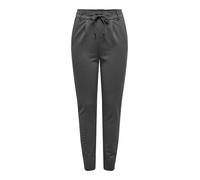 Only Slim Fit Bundfaltenhose mit Tunnelzug Modell 'POPTRASH LIFE EASY' in Anthrazit, Größe XS30