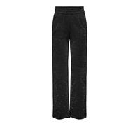 ONLY Hose ONLPOPTRASH-SUKI ALYA LIFE GLITTER PNT Damen Schwarz Silber Lurex Größe L