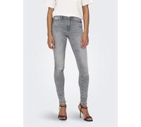 ONLY Damen Onlpower Mid Push Up Sk Azg937 Noos Jeans, Grey Denim, S / 30L EU