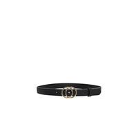 Only Rasmi Faux Leather Jeans 95 cm Black / Detail Black / Shiny Gold Buckle (Herstellerartikelnummer: 15185213-Black/DetailBlack/ShinyGoldBuckle-95)