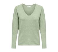 ONLY "ONLRICA LIFE L/S V-NECK PULLO KNT NOOS" Materialmix, regular fit (69035503-M)