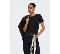 ONLY "ONLRILEY S/S TOPJRS" Baumwollmischung (13967731-S) schwarz