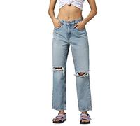 Only Robyn Life X St L Ankle Ds Hochtaillierte Jeans 27 Medium Blue Denim