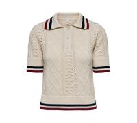 ONLY ONLROSANNA LIFE SS CABEL POLO CC KNT Damen | BIRCH W. CABERNET/NIGHT SKY | M