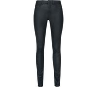 Only ONLROYAL HW SK ROCK COATED Kunstlederhose schwarz in W26L30old