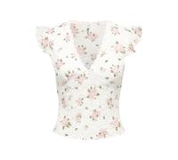 ONLY - ONLSAGA S/S LACE TOP JRS Cloud Dancer - Gr. - L