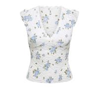 ONLY - ONLSAGA S/S LACE TOP JRS Cloud Dancer - Gr. - XL
