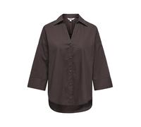 Only - ONLSAJA KERI 3/4 SHIRT WVN Coffee Bean - Gr. - S