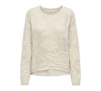 ONLY - ONLSEASIDE LIFE LS PULLOVER CC KNT Ecru - Gr. - L