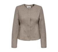 Kurzjacke ONLY "ONLSEDONA LIFE LIGHT FIT JACKET CC OTW", Damen, Gr. M, walnut, Web, Obermaterial: 85% Polyester, 15% Baumwolle, unifarben, hüftlang, Rundhals, Jacken Kurzjacke (11793514-M) walnut