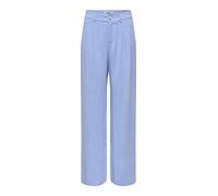 ONLY - ONLSIESTA MW LINEN BL PLEAT WIDE PNT Vista Blue - Gr. - 34/32