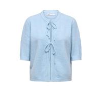 Only Regular Fit Cardigan mit Schnürungen Modell 'SIMONI' in Hellblau, Größe S